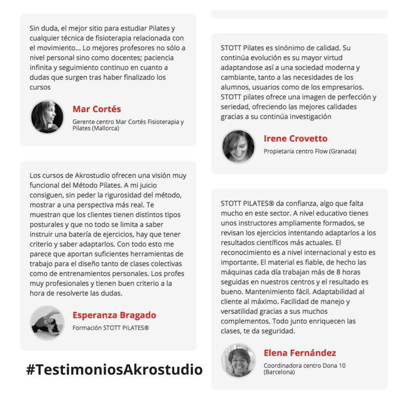 Akrostudio's tweet photo. Valoramos, respetamos y confiamos en nuestros alumn@s. Por ello después de cada formación realizamos encuestas de satisfacción. Puedes leer una selección de ellas aquí > https://t.co/hV8rIobnlk https://t.co/NgkTWk0VD0