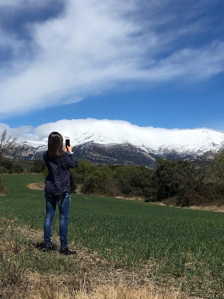 ¡Qué gozada volver a ver la Sierra de Guara nevada! 😍 #Aragón
