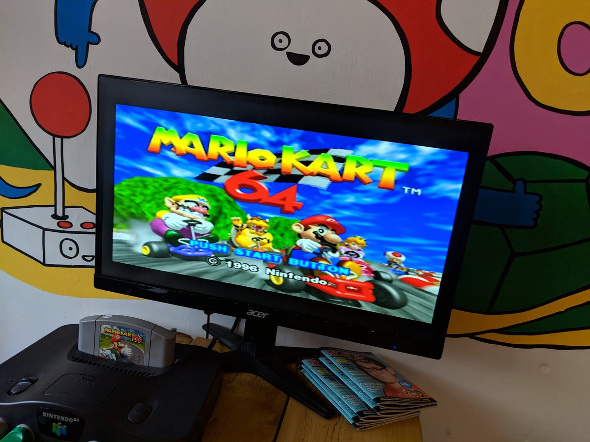 BDiddleys's tweet image. Mario Kart 64 now available! Test your skills, reactions and friendships with the classic. I'm rocking Peach so hands off 👋 #brighton #retrogaming #mario #nintendo #northlaine