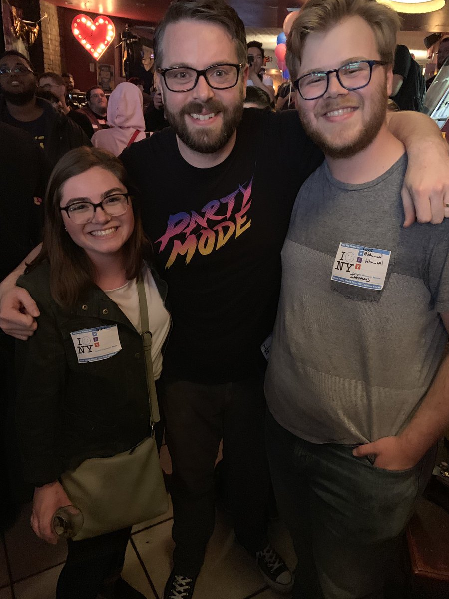 I’ve been listening to <a href="/GameOverGreggy/">Greg Miller</a> on podcasts for a decade, and now, I listen to <a href="/KindaFunnyVids/">Kinda Funny</a> every day. What an awesome time getting to meet all of them yesterday as part of the #KFWorldTour!
