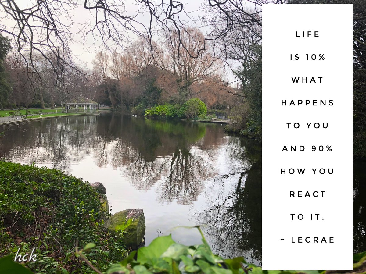 hgkuss's tweet image. Life is 10% what happens to you and 90% how you react to it. ~ Lecrae
#choosejoy #reactwisely #life