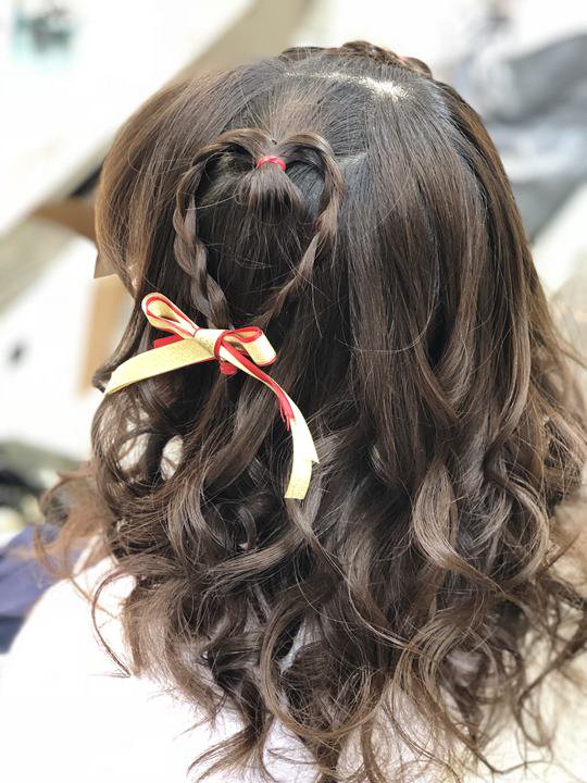 コンサートヘアセット