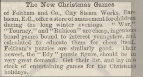 19th century Minichess <a href="/MinichessUK/">Minichess UK</a> from the Penny Illustrated Paper 25 November 1893. Anyone know anything about these games?