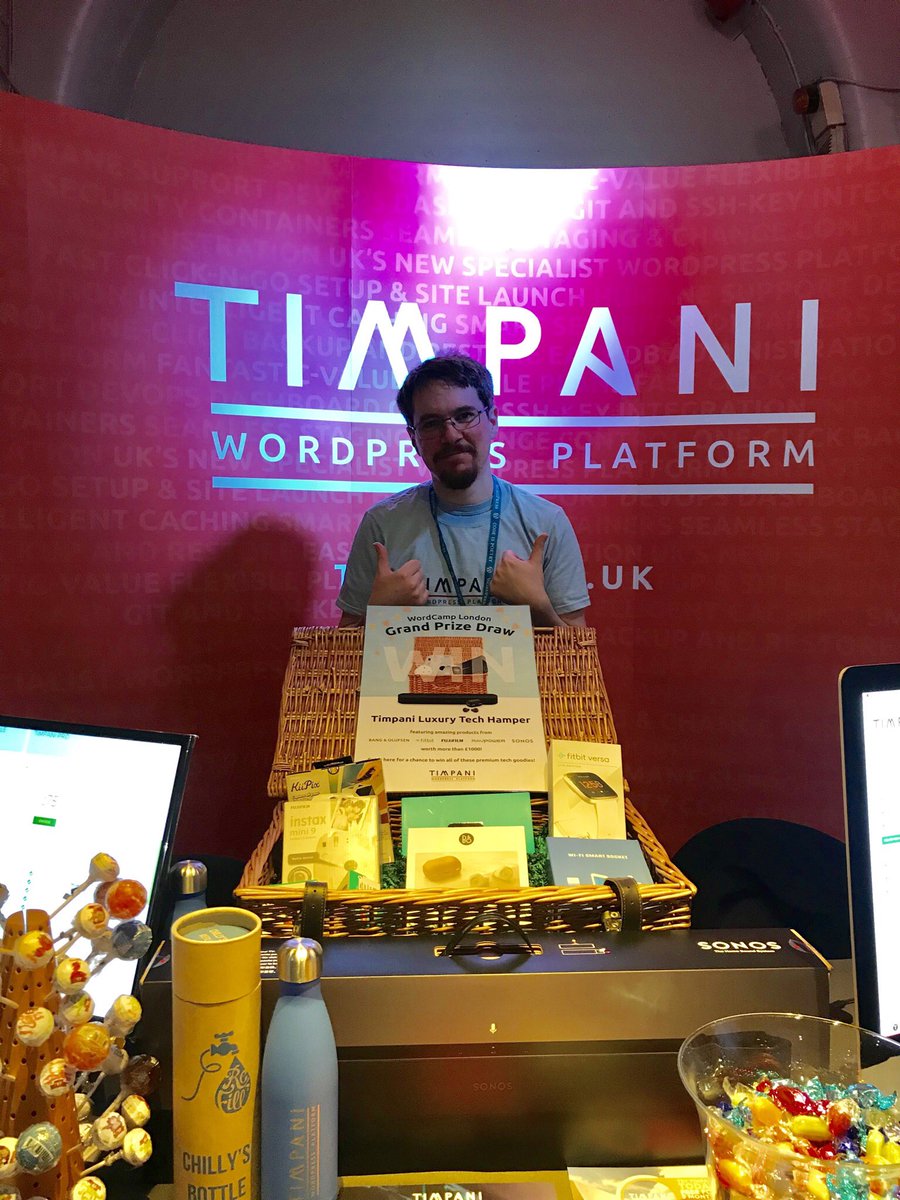 Come down to <a href="/timpaniWP/">Timpani</a> stand at 3:15 for the announcement of the Grand Prize Draw winner!! #WCLDN2019 #WCLDN 🤞🏼🤞🏼🥳🎉😁 winner will also be announced on twitter but we would love to see you at the stand.
