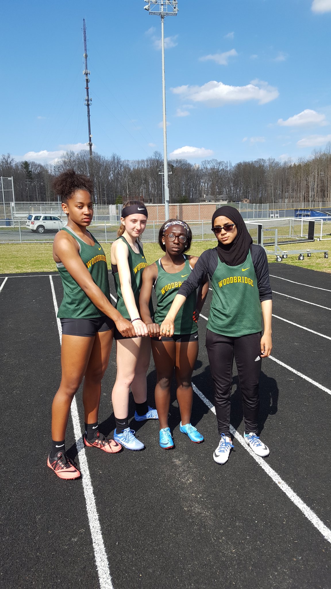 Woodbridge XC&Track on Twitter "Bridge Track girls 4x100 team looking
