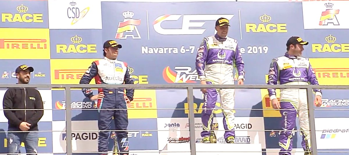 Teo Martín Motorsport (@teommotorsport) on Twitter photo ¡FINAL! Nuevo podio este fin de semana de <a href="/CET_RFEdA/">Campeonato de España de Turismos</a> para Borja García, que concluye tercero pero sube al segundo puesto por sanción a Álvaro Bajo. Por su parte <a href="/tonyalbacete23/">Antonio Albacete Jr.</a> concluye séptimo y mejor rookie de la carrera #teomartinmotorsport #CET #TMMNavarraCET #VuelveElCET ¡FINAL! Nuevo podio este fin de semana de <a href="/CET_RFEdA/">Campeonato de España de Turismos</a> para Borja García, que concluye tercero pero sube al segundo puesto por sanción a Álvaro Bajo. Por su parte <a href="/tonyalbacete23/">Antonio Albacete Jr.</a> concluye séptimo y mejor rookie de la carrera #teomartinmotorsport #CET #TMMNavarraCET #VuelveElCET