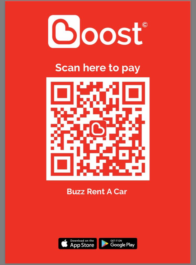 BuzzRentACar's tweet photo. Pay with boost #cashless #boost #buzzrentacar #buzzcarrental https://t.co/JSEGRlPLZq