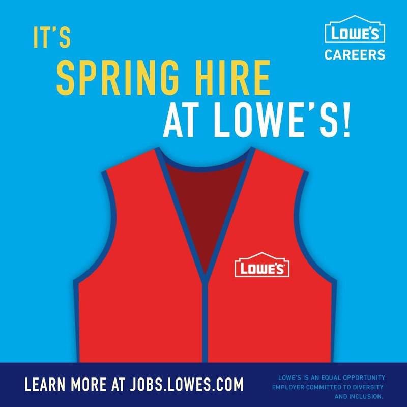 justin_naples's tweet photo. Our garden centers are open &amp; we are ready for the beautiful weather ahead ☀️ Be a part of our favorite season at Lowe's by stopping at any #newengland store for our on-the-spot #hiring event this Tues &amp; Wed from 10a-7p. No appointment necessary!  #loweslife #lovewhereyouwork https://t.co/5laFdbpRdA