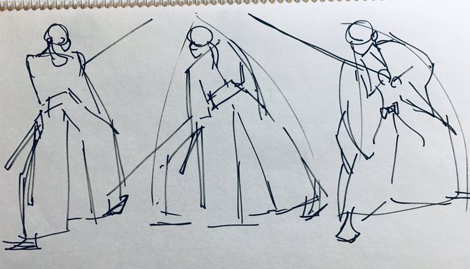 #天心流兵法 #まーこ #MAAKO 
アーマンドさんと描くスケッチ会に参加
直線と曲線のリズムと形がたまらなくカッコよくてすごく楽しかったー!
鎧の解説と実際に着用するところも見れて、理解が深まった気がする 