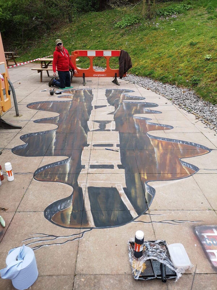 Would you walkover the ‘canyon’ ?? Creative 3D art only at <a href="/CockingtonC/">Cockington Court</a> <a href="/whattheduckdes/">Whattheduckdesign</a> <a href="/Tonyfagan3/">Tony Fagan</a> <a href="/BoostTorbay/">Boost Torbay</a> @AlanD_TDA #3d #art #cockingtoncourt @GuyHExpress <a href="/BBCSpotlight/">BBC South West</a> <a href="/itvwestcountry/">ITV News West Country</a>