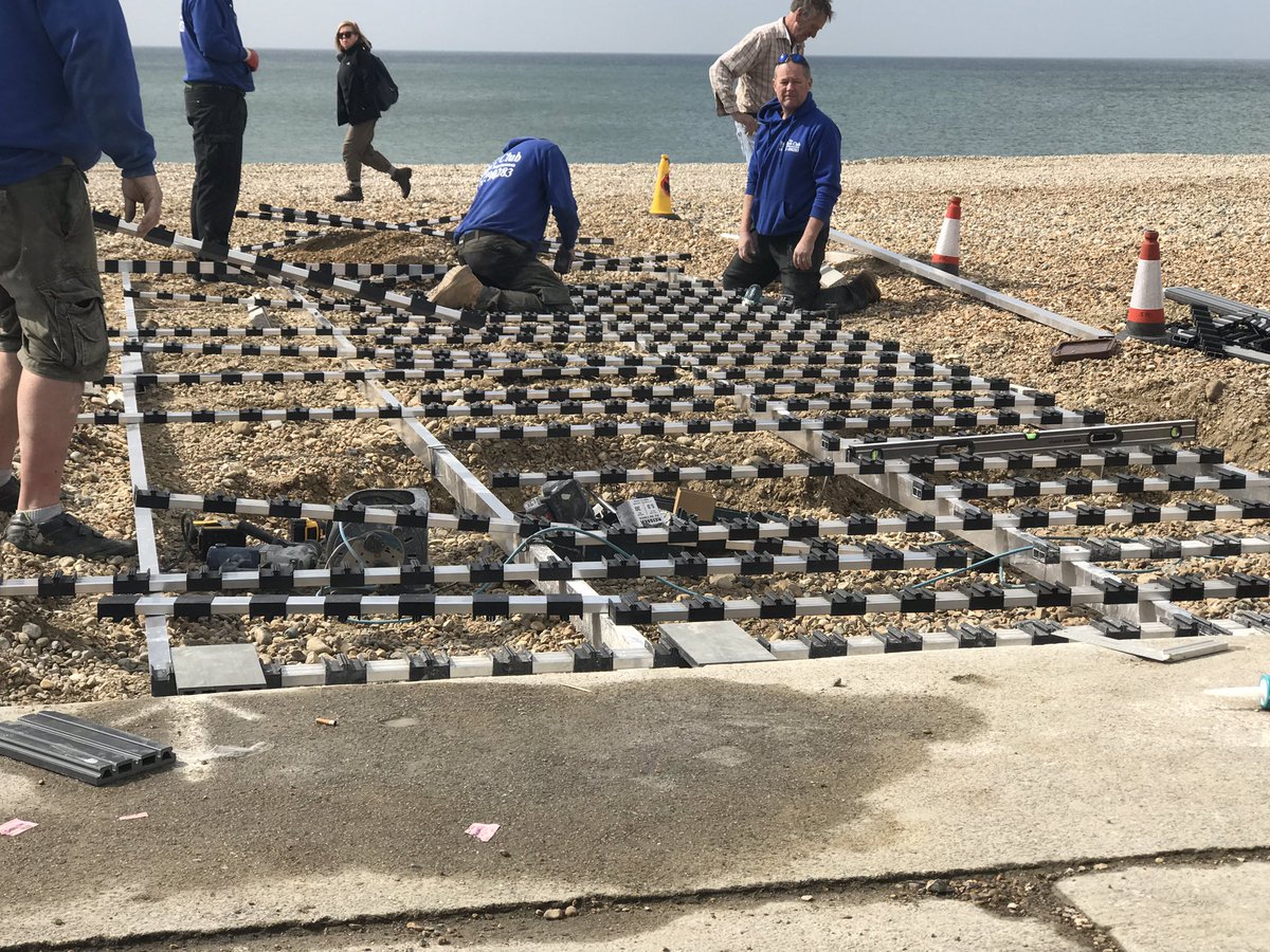 disability_hub's tweet photo. With the first phase of #Seaford #beach #access project completed, we are still raising funds for the second phase, the removable tiles at the end. Please donate here:  https://t.co/IPBmTeB2rv so we can complete the project. #WeekendVibes please retweet. https://t.co/aLwPJHxCCM