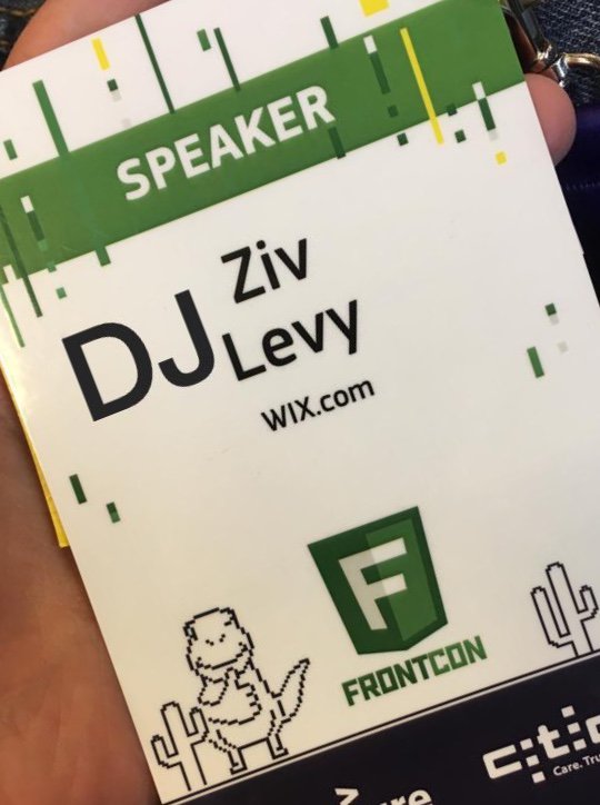WixEng's tweet photo. Last week, our very own @zivlevy1, spoke at @FrontCon 2019, Riga, about decision making in software #engineering. On top of that, Ziv was the DJ at the conference night party and rocked the dance floor!
#frontcon https://t.co/4bX5bvJwIJ