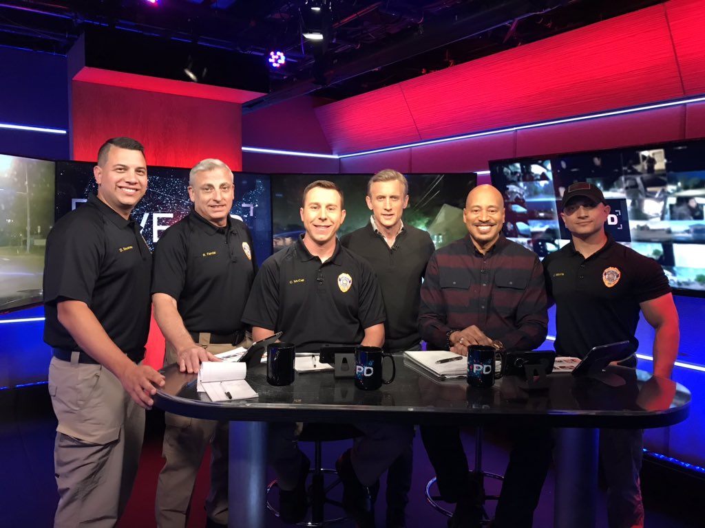 What a great experience we had this weekend at the <a href="/OfficialLivePD/">Live PD on A&E</a> Studio. It was an honor to represent the Slidell PD on the #1 law enforcement show in the nation.

From L to R: PIO <a href="/danielseuzeneau/">Daniel M. Seuzeneau</a>, Chief Fandal, Ofc. Clint McCall, <a href="/danabrams/">Dan Abrams</a>, @TomMorrisJr1 , and <a href="/JakeMorris186/">Jake Morris</a>