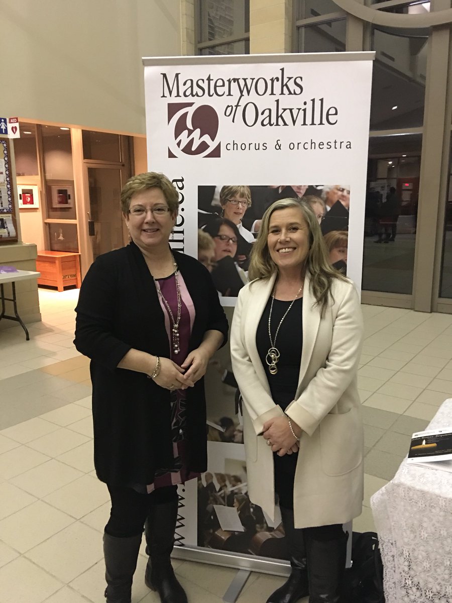 MWOakville's tweet image. Thank you to the @oakvillearts Executive Director Bernadette Ward and Director Suze Godefroy for joining us last night.  #choralmusic #community #artssupport #artsfunding #artsmatter #communityarts #choir #choralconcert #johnrutter