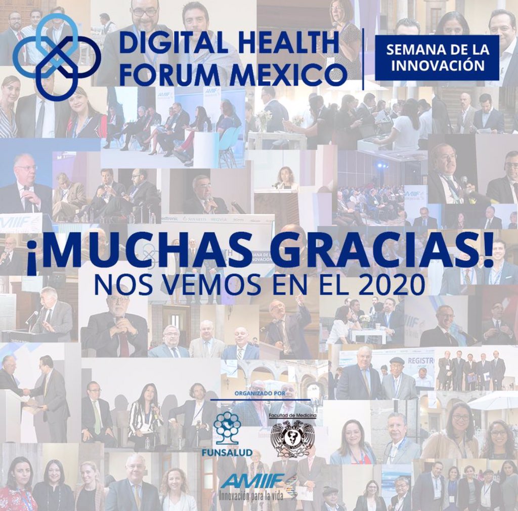 Nos ha dado mucho gusto verlos en: Semana de la Innovación/Digital Health Forum <a href="/DHFM_MX/">DHFM</a> Seguiremos sumando para cerrar la brecha de acceso a la salud; Innovación + mundo digital son parte de la solución <a href="/germanfajardo/">Germán Fajardo Dolci</a> <a href="/FacMedicinaUNAM/">FacultadMedicinaUNAM</a> <a href="/AMIIFMx/">AMIIF México</a> #FUNSALUD <a href="/HDSalud/">Hablemos De Salud</a> <a href="/cristhompsonP/">Cristobal Thompson</a>