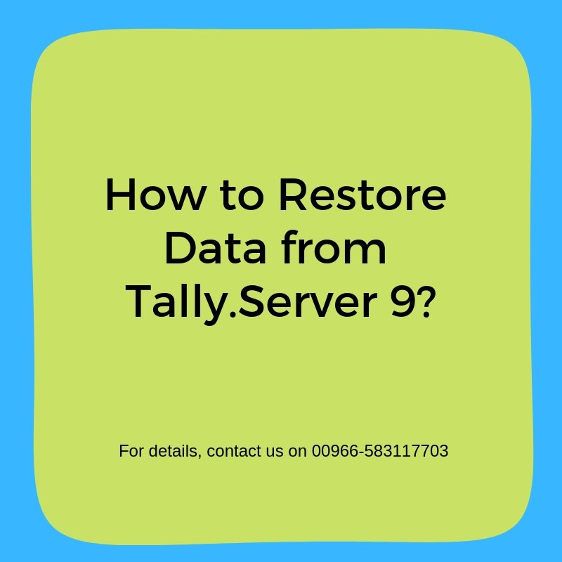 tallyprime1's tweet image. #tallyserver9 #restoredata #riyadh #SaudiArabia