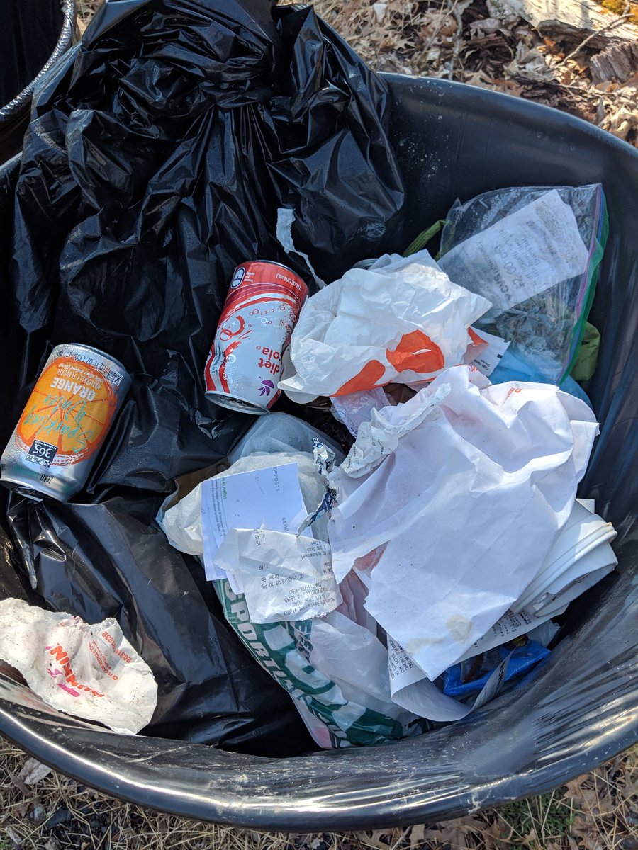 BuxMontNews's tweet photo. I've reached an age that I now pick up all the trash in the parking lot and mumble "assholes" under my breath the whole time. https://t.co/qJ3dKh7Mz6