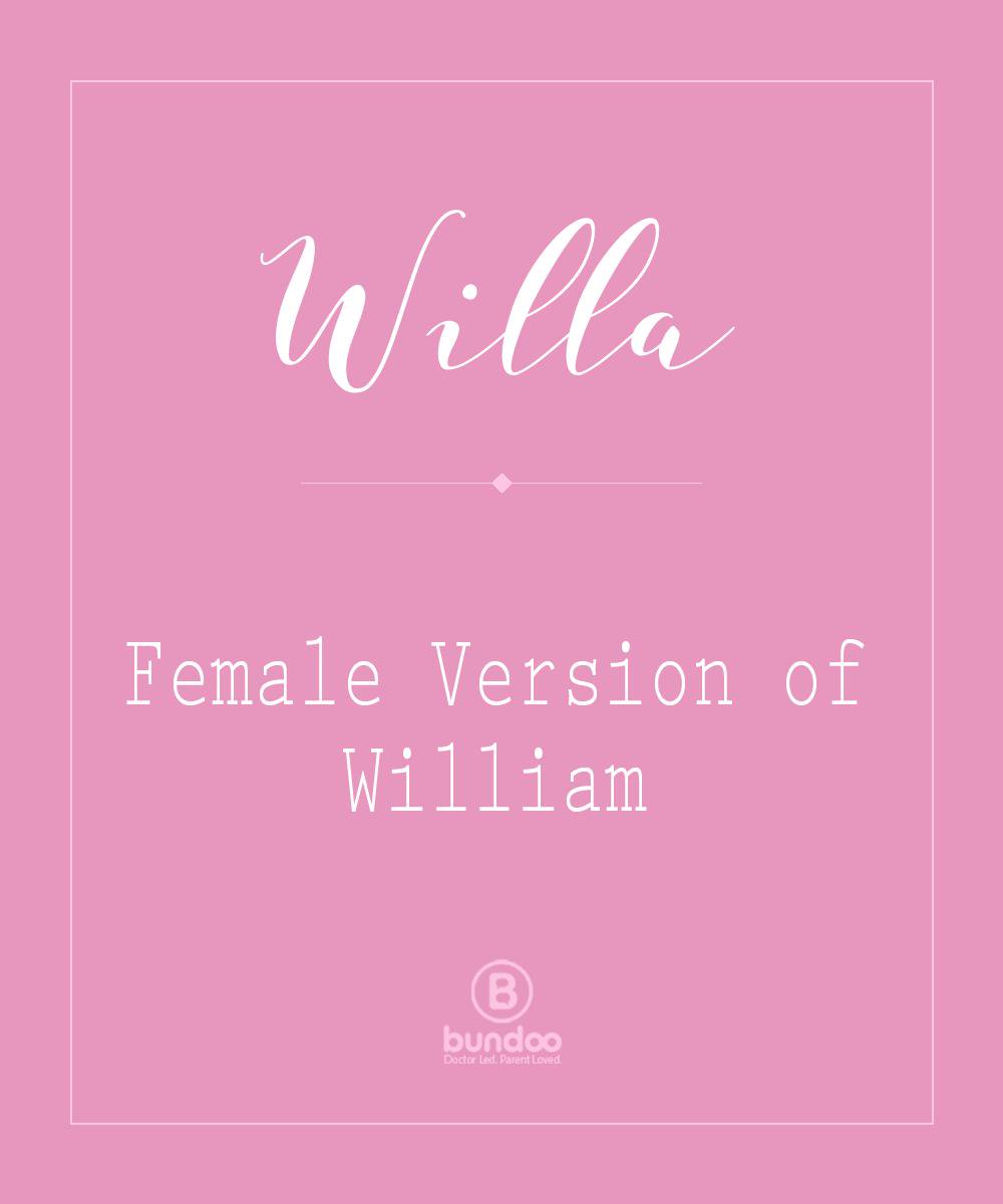 bundoohealth's tweet image. Could your little girl be a #Willa? If not, we still have thousands of other #uniquebabynames to browse! #babynames #namethatbaby #pregnant #pregnancy #whatdoesitmean #namemeaning ow.ly/rrwG30ogyEc
