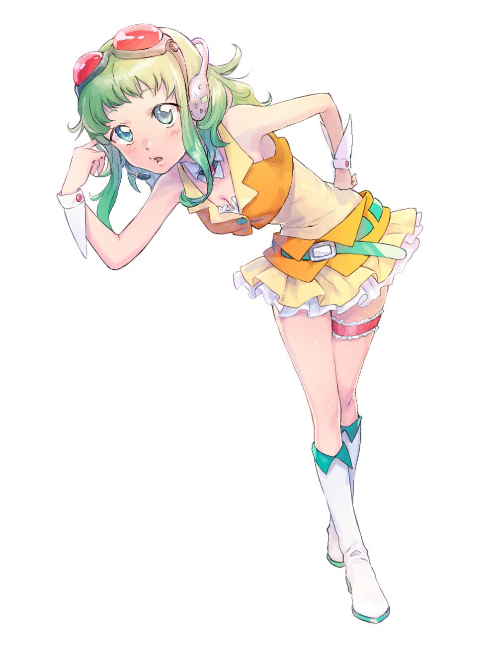 あかびの A Twitteren 謎ポーズだけどひさしぶりに描きたくなったgumi イラスト Vocaloid Gumi Megpoid あかびの A Twitteren 謎ポーズだけどひさしぶりに描きたくなったgumi イラスト Vocaloid Gumi Megpoid