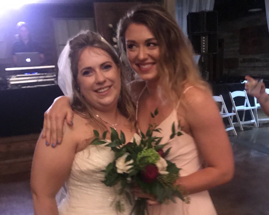 Cass_hardy's tweet photo. Snatched the bouquet out of some kids’ hands last night. Officially that bridesmaid https://t.co/wvuJasWni7