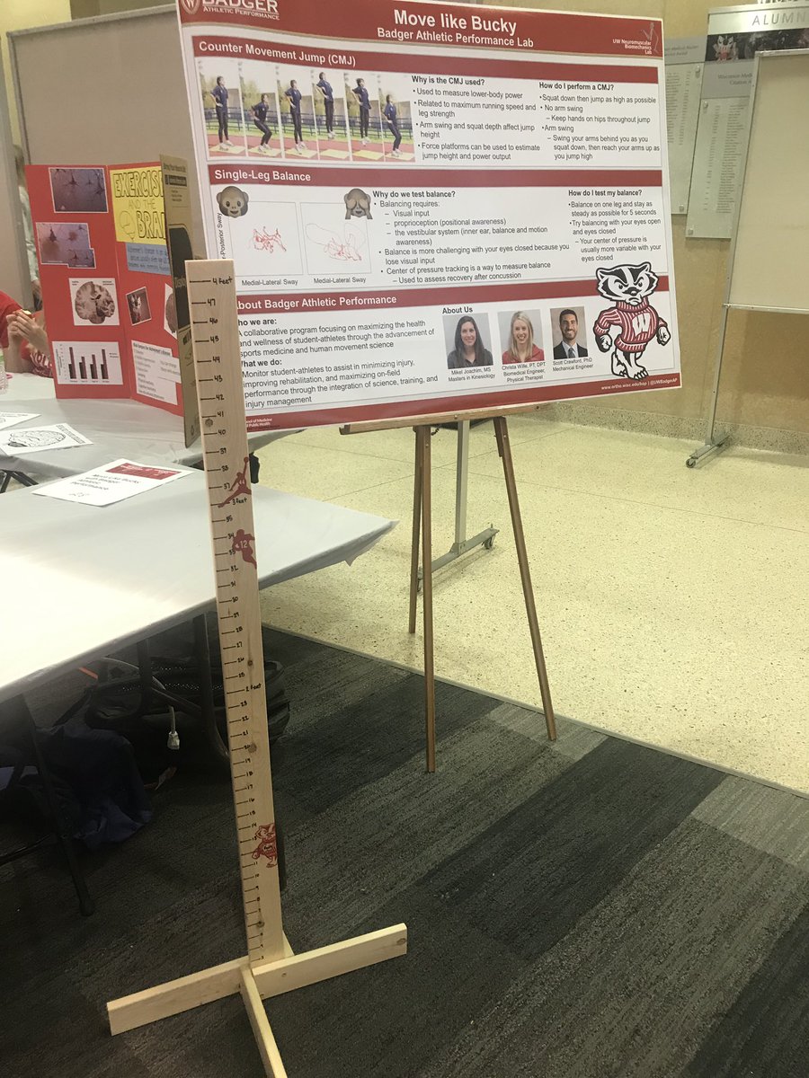 There’s still another hour to come see us at the #UWScienceExpeditions in HSLC! Our record jump height today was 17”, see if you can beat it!