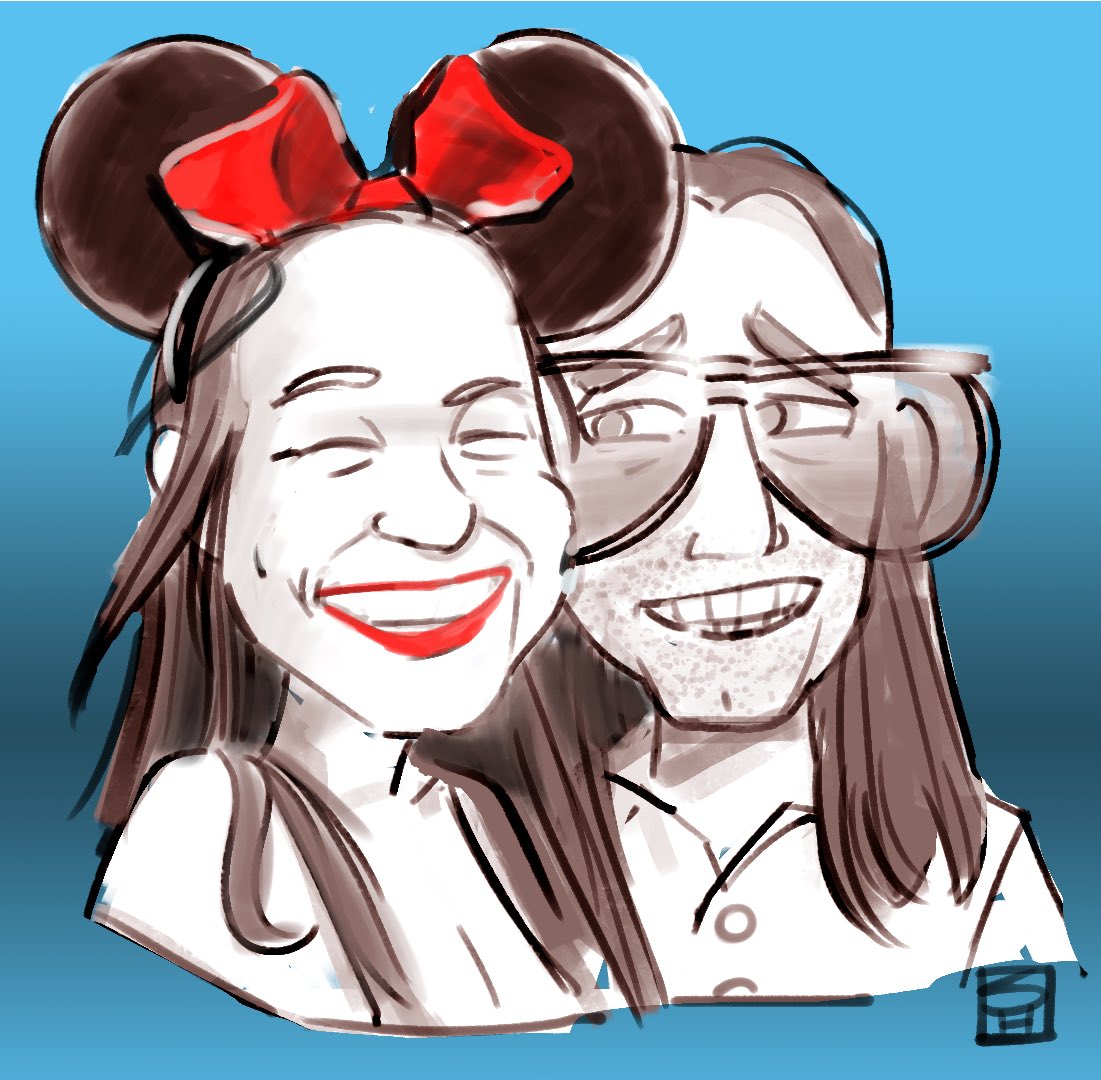 eLL_cartoons's tweet photo. A FAN MADE THIS FOR ME AND I AM FREAKING OUT... It’s me and Max in Disney 😍👌🏼👌🏼 THANKS @SamuelAHallam #talentedfam https://t.co/XYmP1I7oMc