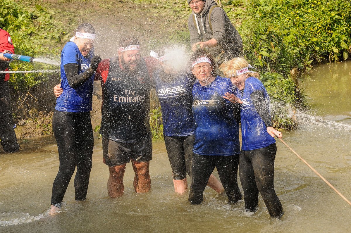 RuthSadlier's tweet photo. Amazing day @Fonmoncastle @BeInvncbl Go Team Swamp Monsters! #iaminvncbl #mud https://t.co/8wJoqgs4z4