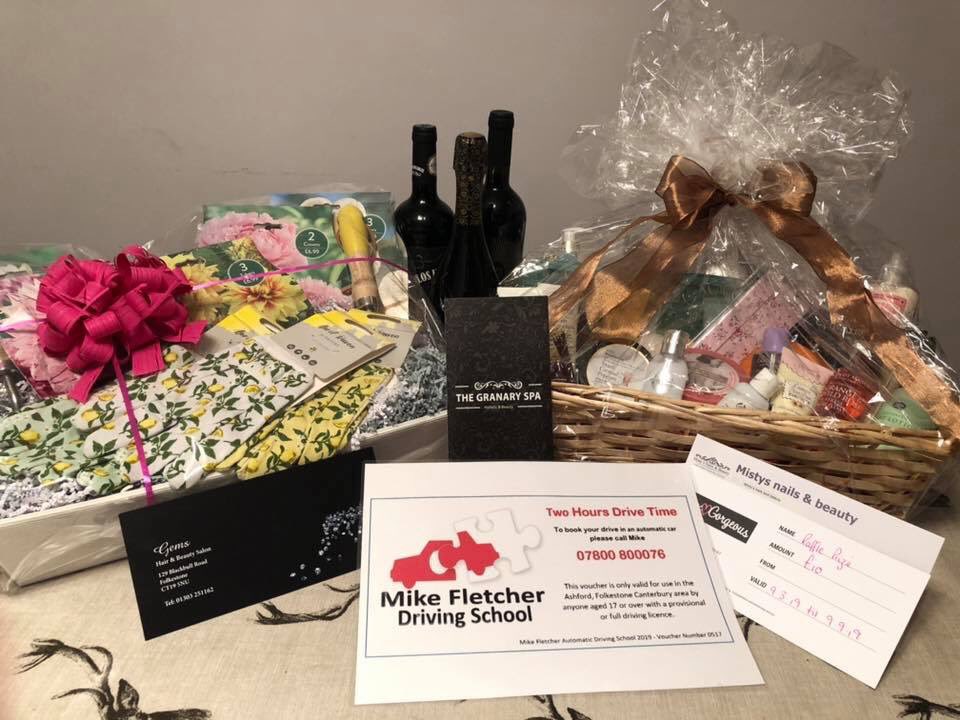 MarshOldfield's tweet photo. Just some of the amazing raffle prizes! There are lots more too x https://t.co/t8TqYj5xkE