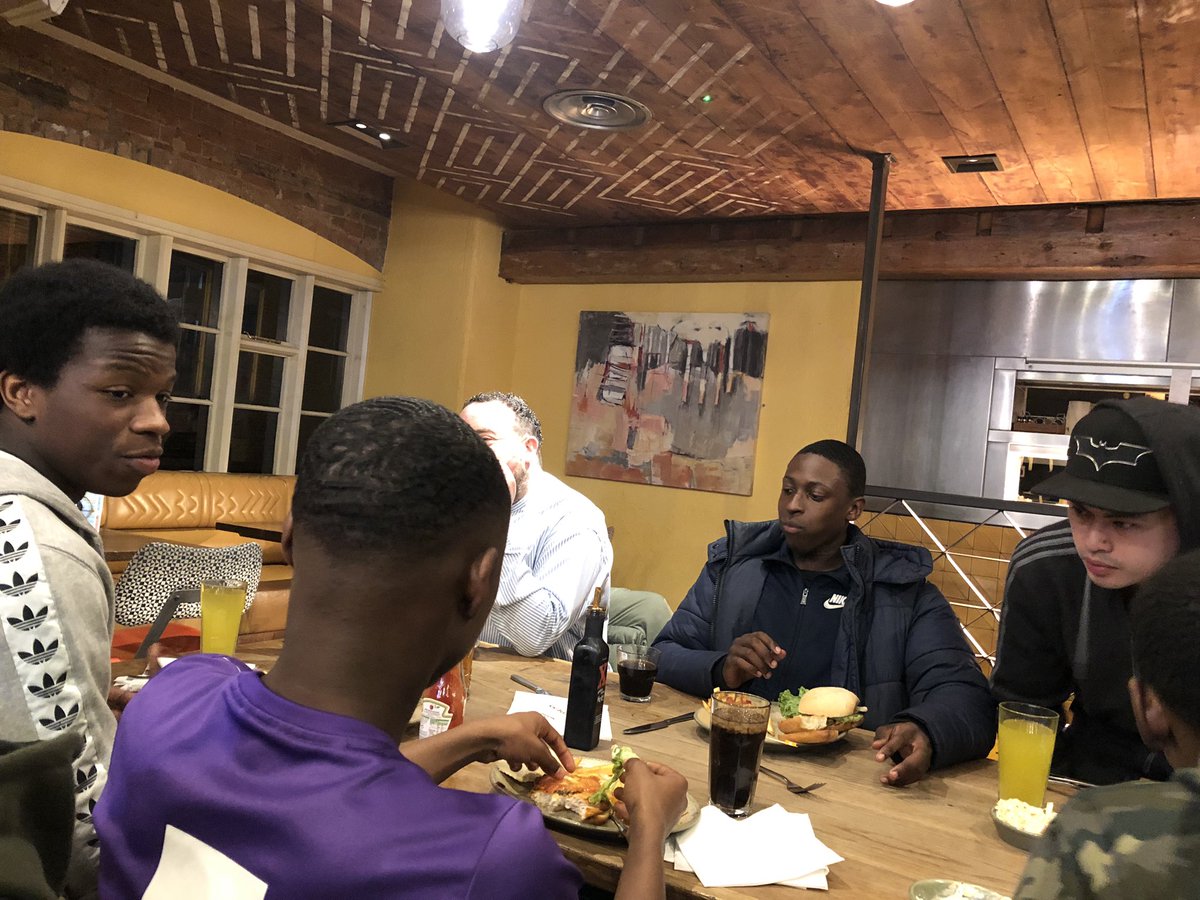 Millwall_Kicks's tweet photo. Ahead of tomorrow @PLCommunities Premier League Kicks Cup 2019 we took the lads out for a team meal at Nandos. https://t.co/NJYjTTRj6i