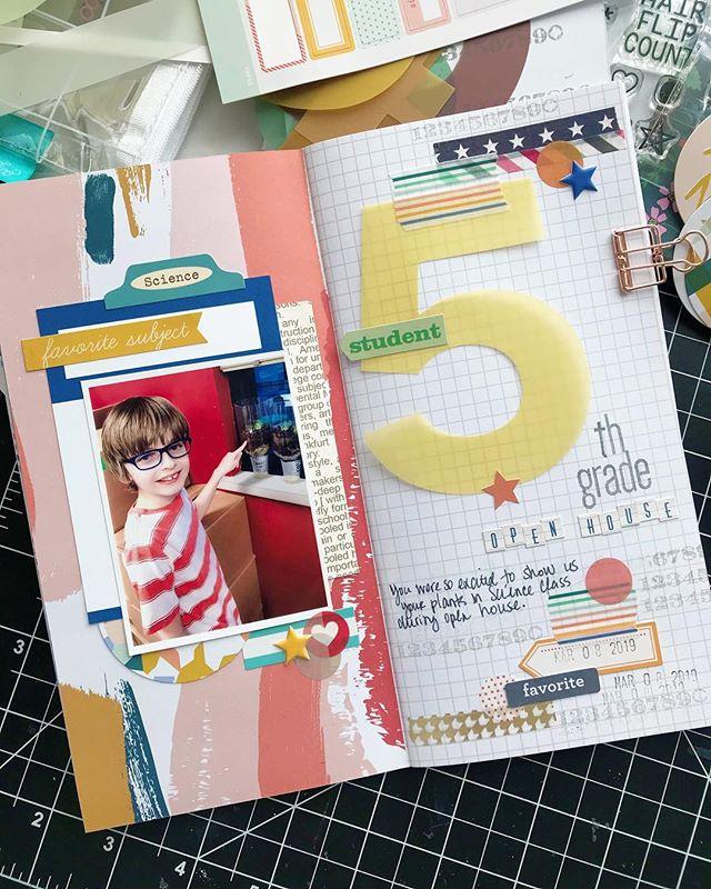 DanielaDobson's tweet photo. Seriously behind in my Traveler’s notebook. This is another page from March. #studiocalicotnkit #scrapbook #scrapbooking #scrapbooker #memorykeeper #memorykeeping #memorymaker #modernmemorykeeping #lifedocumented #lifedocumenter #storyteller #travelersnotebook #tn #midoritra… https://t.co/2AVggcdy7L