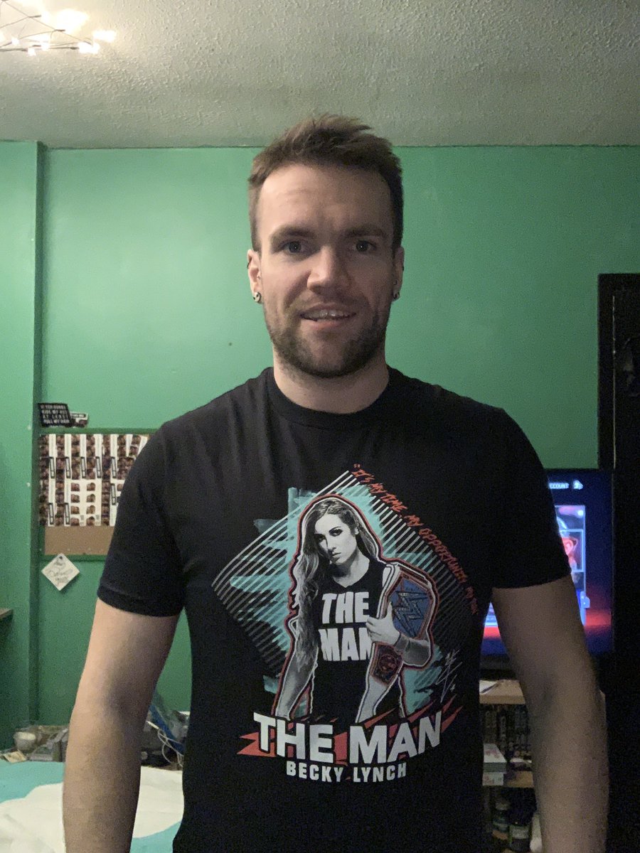 DudeFaceGeoffy's tweet photo. Iโm ready for #TheMan @BeckyLynchWWE to steal the show & main event of #WrestleMania #MyHometownHero #BeckyMania #LetsGoBecky https://t.co/Ci3OElyY0C