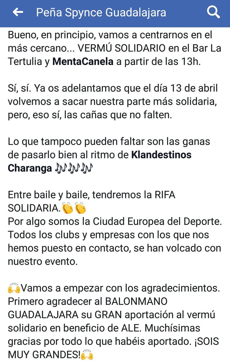 Millones de gracias <a href="/bmguadalajara/">SANICENTRO BM Guadalajara</a> 

Nos vemos el sábado, 13 de abril a partir de las 13h💜👏👏👏