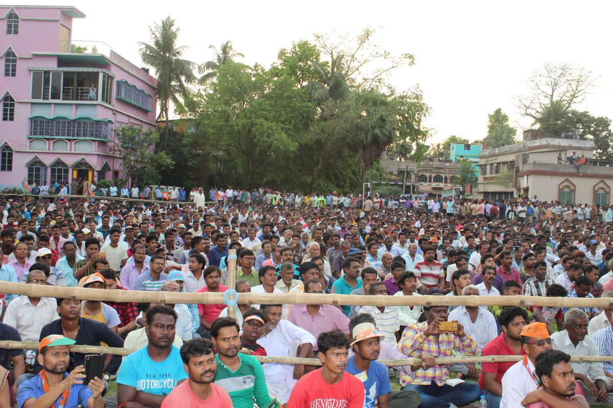 DilipGhoshBJP's tweet image. Few more special moments from Daspur.
#AbkiBaarFirModiSarkar