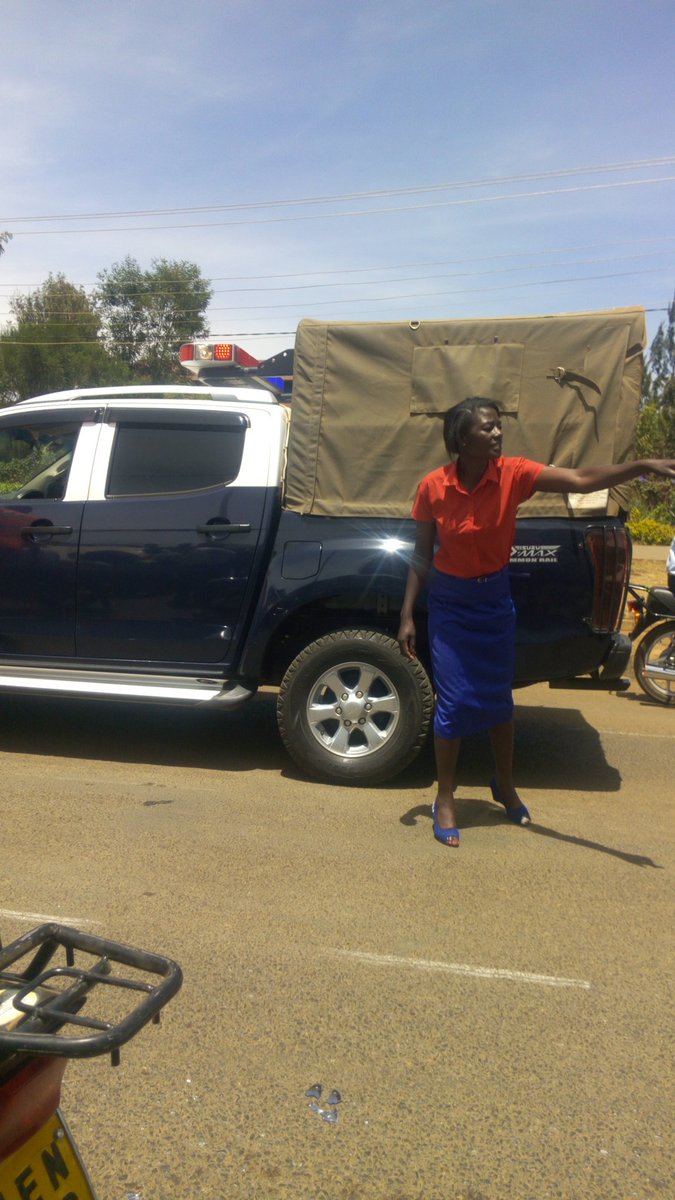 KChebore's tweet photo. Congratz Eldoret Police and the C.G of Uasin Gishu for your quick response following an accident at Iten matatu terminus, Eldoret. @GvnMandago @PoliceKE @UGC_TheChampion ,the response took less than 5mins, the officers should have been high alert. https://t.co/CrwuxlQKAX