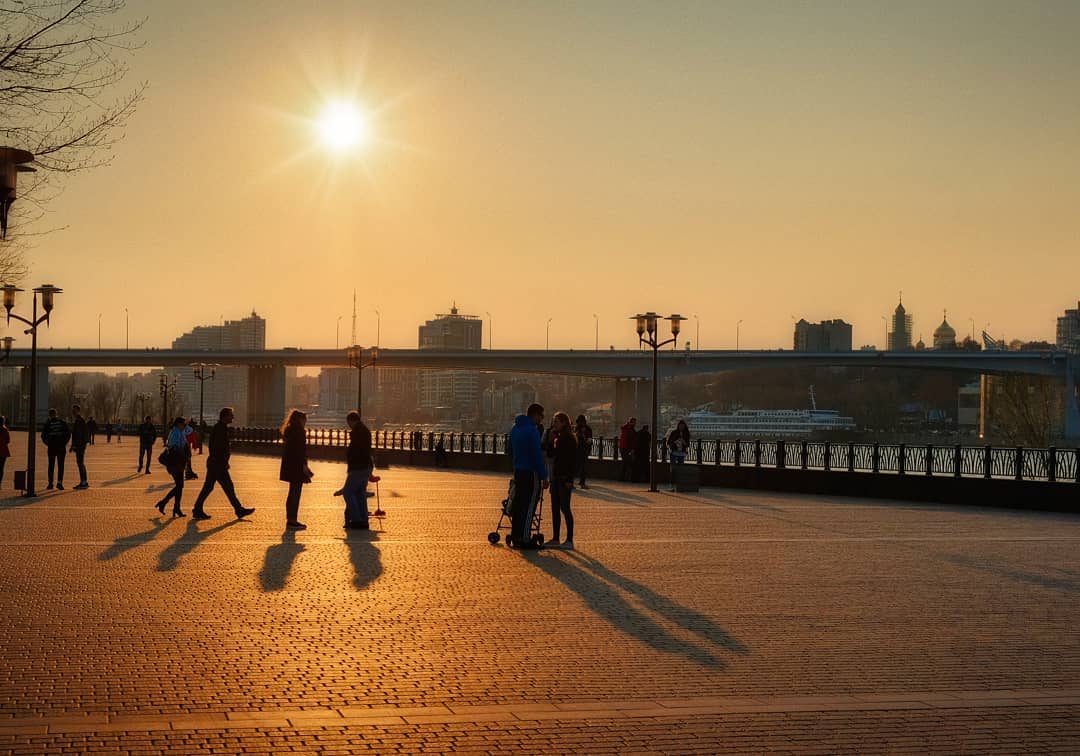Закат в Ростове