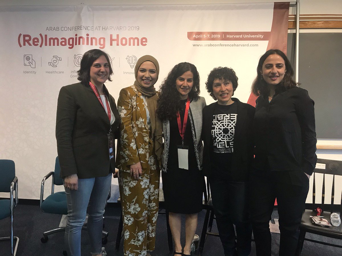 ashahshahani's tweet photo. Our all-women panel at #ArabConferenceatHarvard Sat focusing on fighting against the #MuslimBan and other forms of state repression! Thanks to Asma Jaber of @Harvard_law for organizing! #DismantleRacism #NoMuslimBanEver! #ACH2019 https://t.co/UmTKWvVC1d