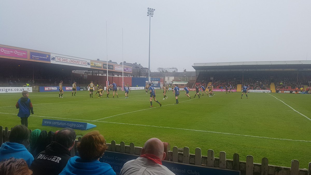 JohnmMcCarthy's tweet photo. While the cats away...... 2 days, same ground, 2 different shaped balls.  2 wins for York. https://t.co/jMetrzd3kQ