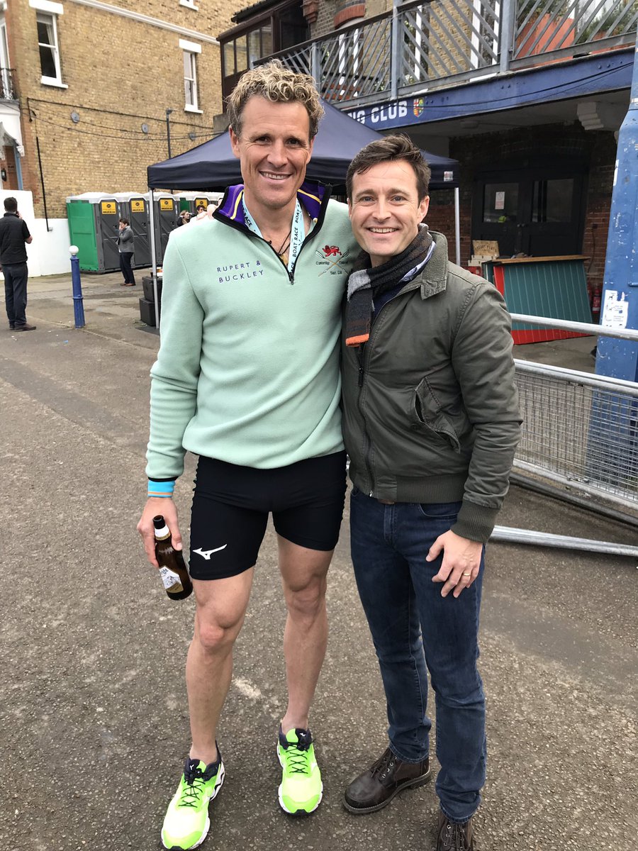 What a legend! An incredible athlete, part of a great crew, doing this little race to inspire others to try something that might seem out of reach! 
<a href="/jamescracknell/">James Cracknell</a> #theboatrace2019