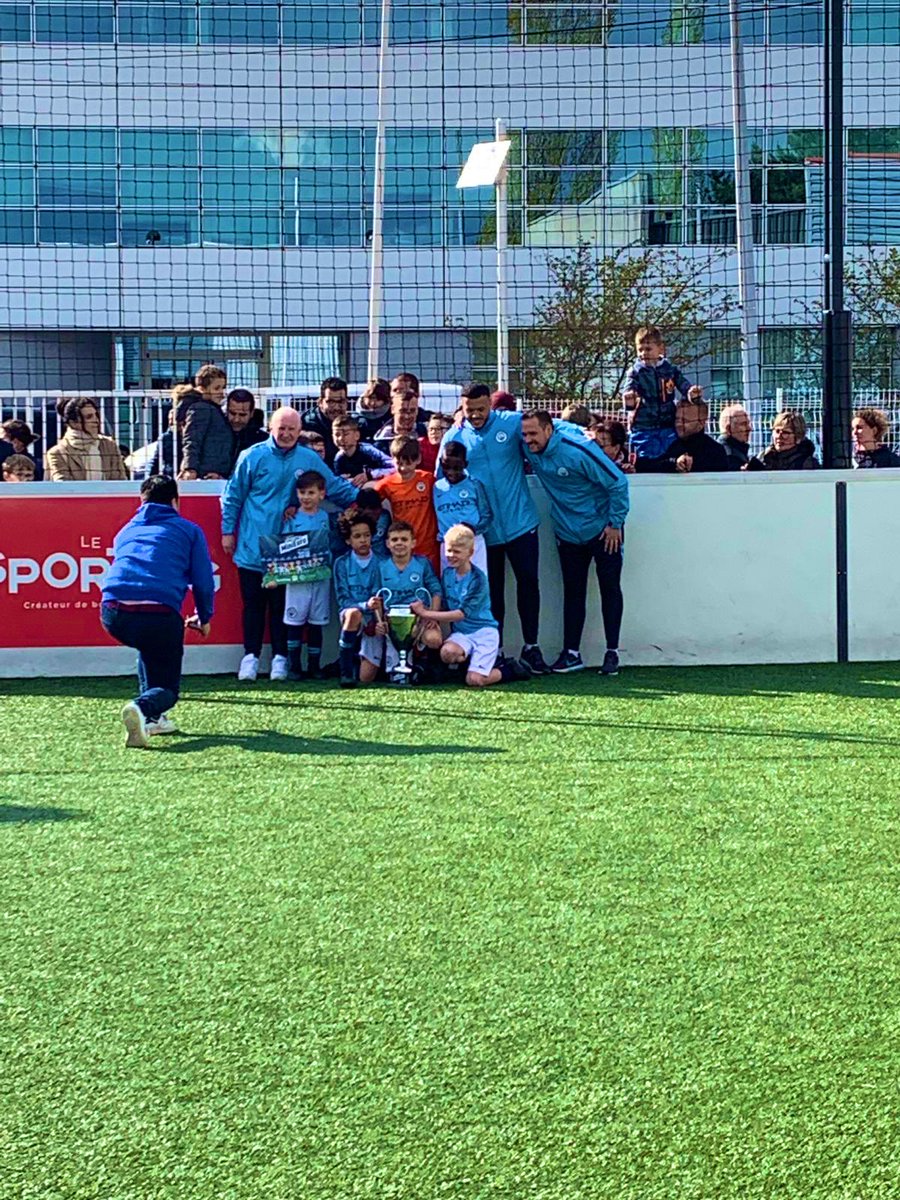 JarradInce's tweet photo. Champions of Europe
After 2 long days, this afternoon our U9s who entered the #MiniEuro Cup in Nantes won .144 top teams including Juve, Inter, Porto, Liverpool, Marseille and Lyon with a lot more to mention. We beat Sporting Lisbon 2-1 in the final. The boys did so well #MCFC https://t.co/4JSQ1nP2mf