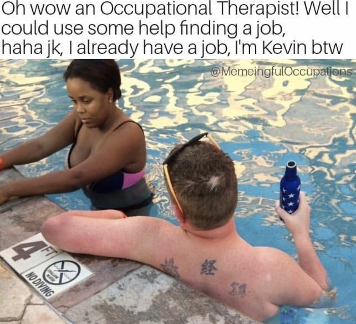 ForemanTherapy's tweet photo. Can any OTs out there relate? 😂 https://t.co/zil5GnEzeh