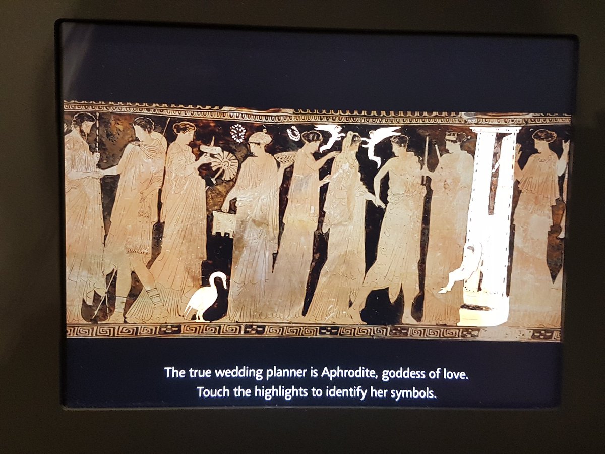 AlinaKozlovski's tweet photo. Everyone, meet Aphrodite, the 'wedding planner' ๐๐๐ @mfaboston #classics #ancientgreece #museums #jobontheside https://t.co/bPNk8wq7jp