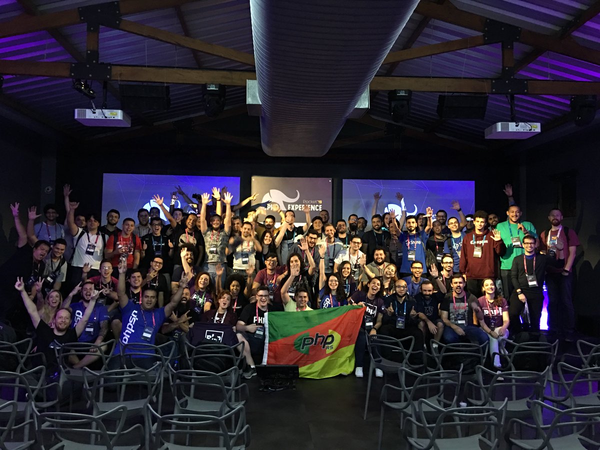 phpsp's tweet image. Ontem aconteceu mais uma edição do #PhpExperience em São Paulo na sede do @iMasters. Mais um evento excelente, com ótimas palestras e uma atmosfera incrível. Agradecemos a presença de todas as pessoas que compareceram! Até a próxima edição. 🐘❤️ #php #phpx2019 #comunidadefunciona