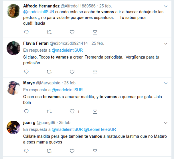 lubrio's tweet photo. A 25 años del genocidio de Ruanda, que dejó 800 mil muertos y fue promovido desde emisoras de radio, nos preguntamos si ahora son las redes sociales el nuevo vehículo para promover genocidios en pleno Siglo 21. Dejo aquí ejemplos #VenezuelaQuiereDialogoYPaz https://t.co/rsIzkPWP4M