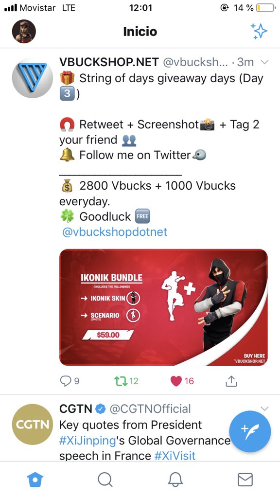 Fortnoot tweet media