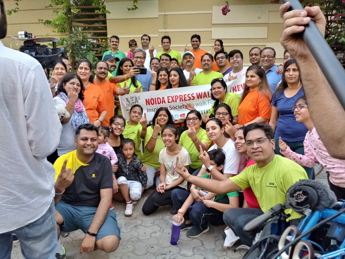 noidaexpresswa1's tweet photo. Feeling Good after seeing comments about our group @noidaexpresswa1 

Thanks @ravishndtv 

We welcome you to walk with us
@ndtv 
@ndtvindia https://t.co/ZZ992nmfIr
