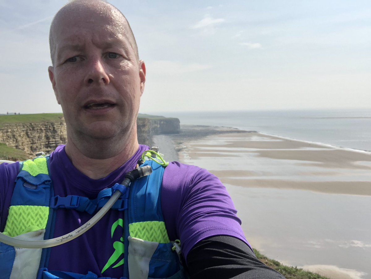 IThorne's tweet photo. Recovery day after my second @rwcraces Ultra Marathon along the @WalesCoastPath yesterday. Looking forward to walking again in a few weeks. #legsoflead #lovedit #dontthinkaboutitdoit https://t.co/pKDtJrjK6O
