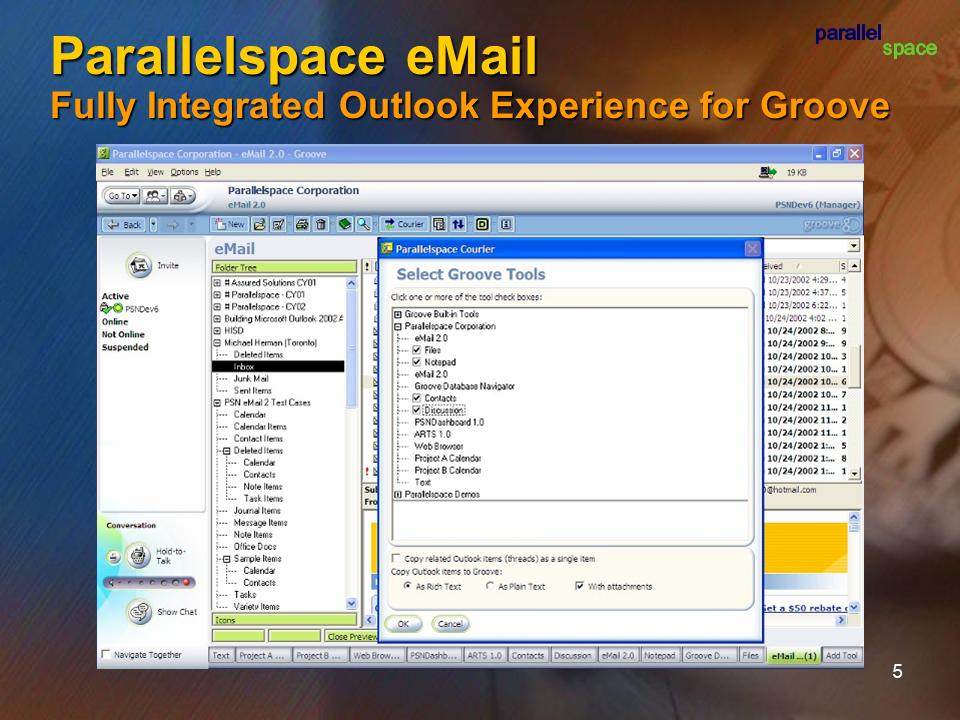 mwherman2000's tweet photo. @rozzie 1/2 #Parallelspace, the leading developer for #TrulyCollaborative business solutions for #GrooveWorkspace: those were the days my friend. https://t.co/24ty8UEsFb https://t.co/uQOoeuFPj5