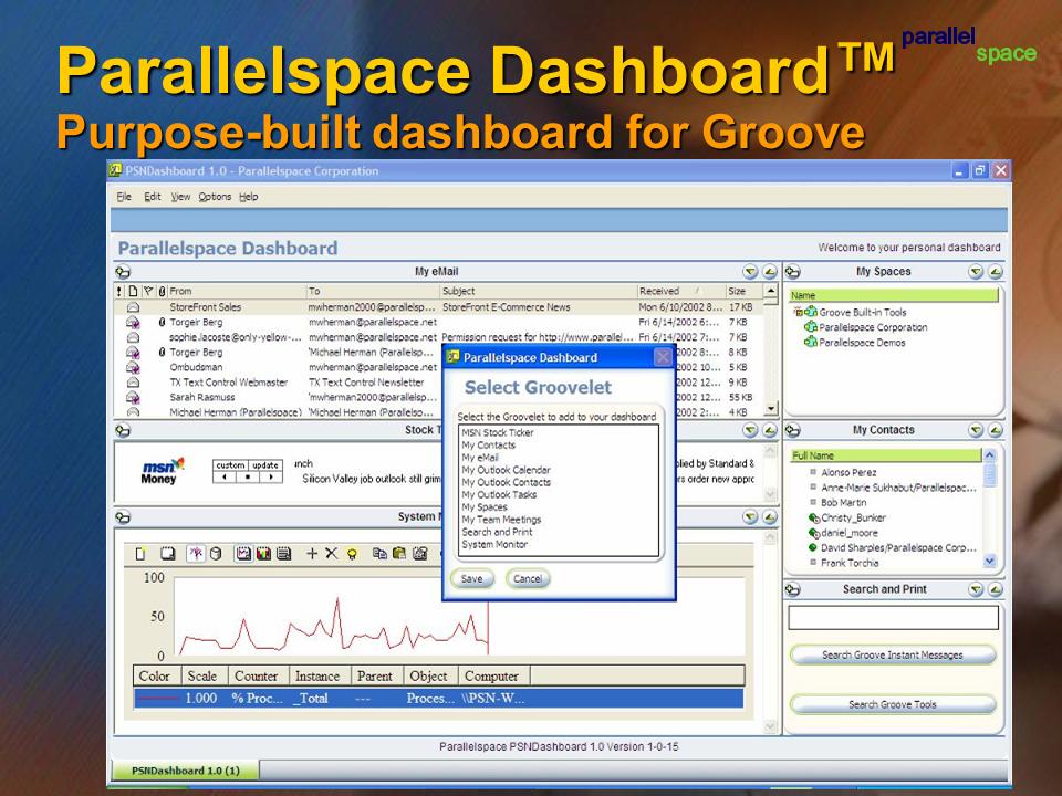 mwherman2000's tweet photo. @rozzie 1/2 #Parallelspace, the leading developer for #TrulyCollaborative business solutions for #GrooveWorkspace: those were the days my friend. https://t.co/24ty8UEsFb https://t.co/uQOoeuFPj5