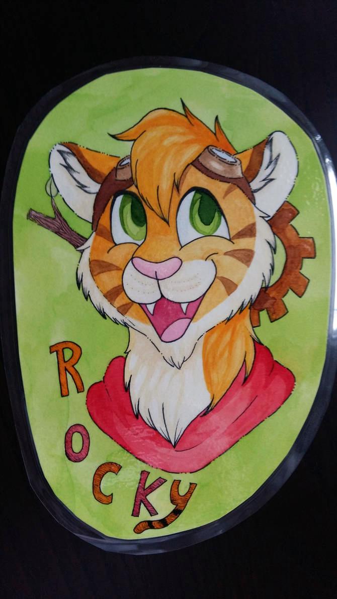 pix Tiger Fursona Badge twitter