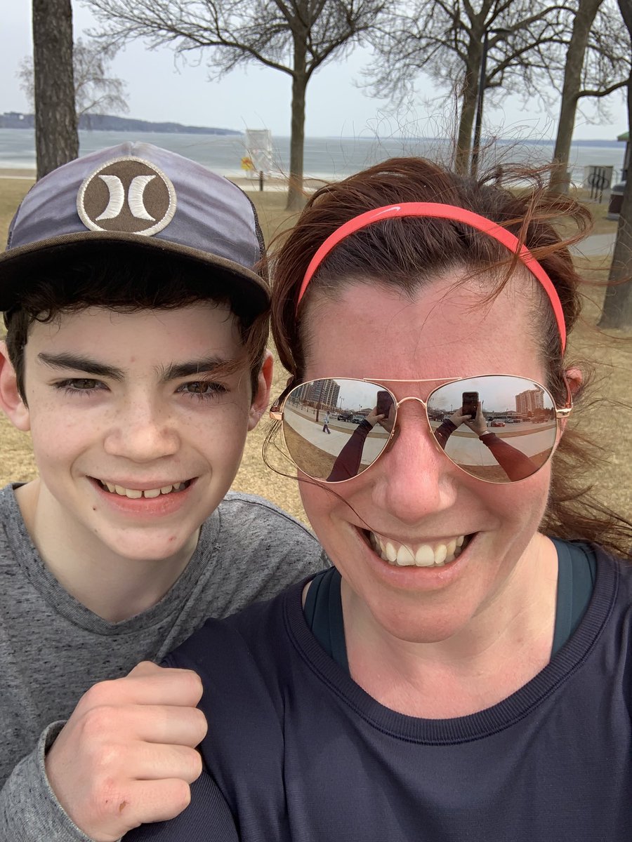 LisaBoate's tweet photo. Yesterday fed my brain and my soul, today this sunny run with my boy fed my heart and my body. #scdsbPUSH #runtherapy #lovebeinghismom https://t.co/4uxSCwYU8o